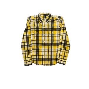 Lauren Ralph Lauren Petite Large Yellow Plaid Button Down Shirt PL